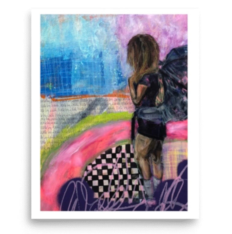 STEPS OF COURAGE - 8”x10" PRINT